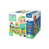Trefl Kids Forest Puzzle Cubes - 10 Pieces | 61796